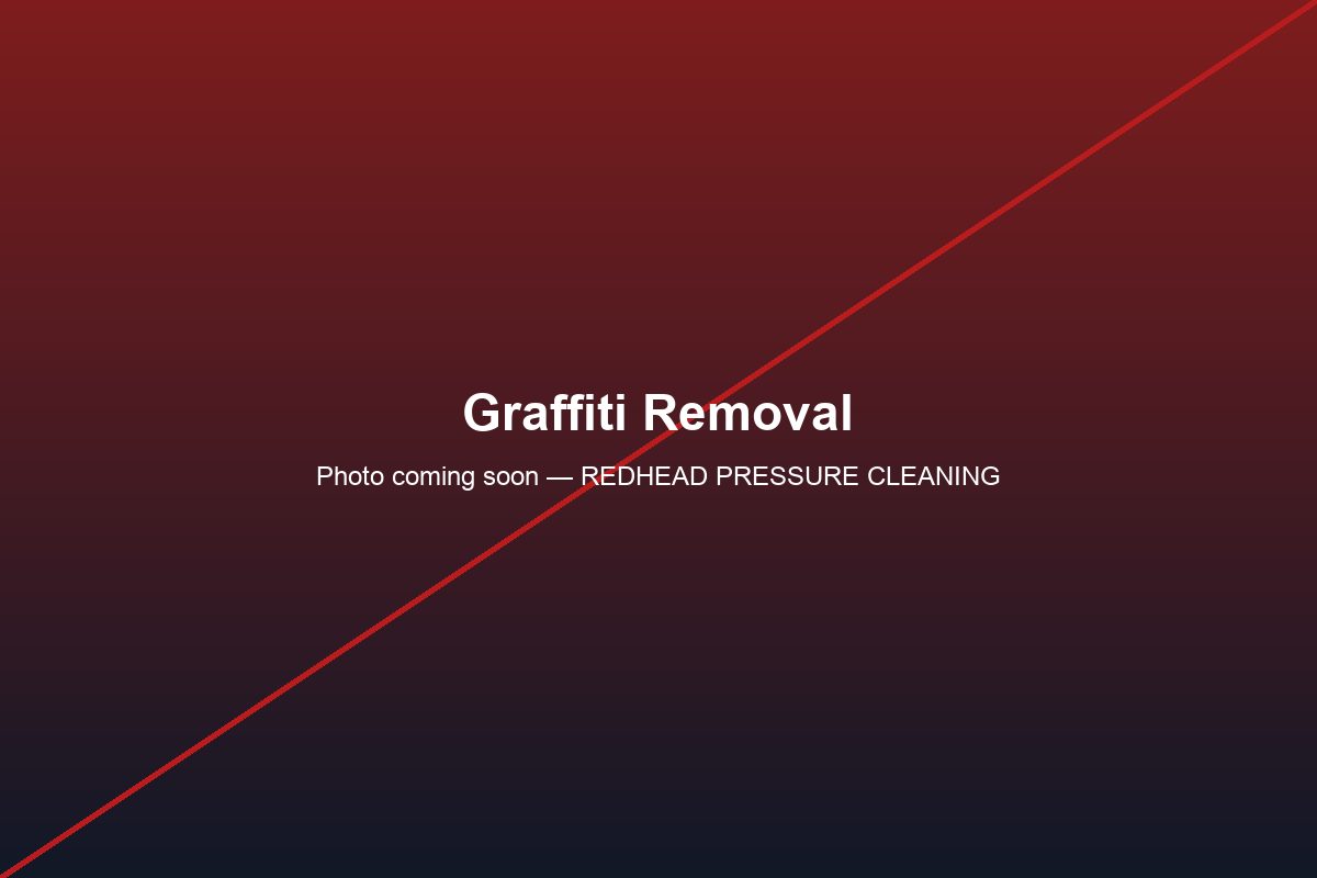 Graffiti Removal service in Ohio by REDHEAD PRESSURE CLEANING LLC
