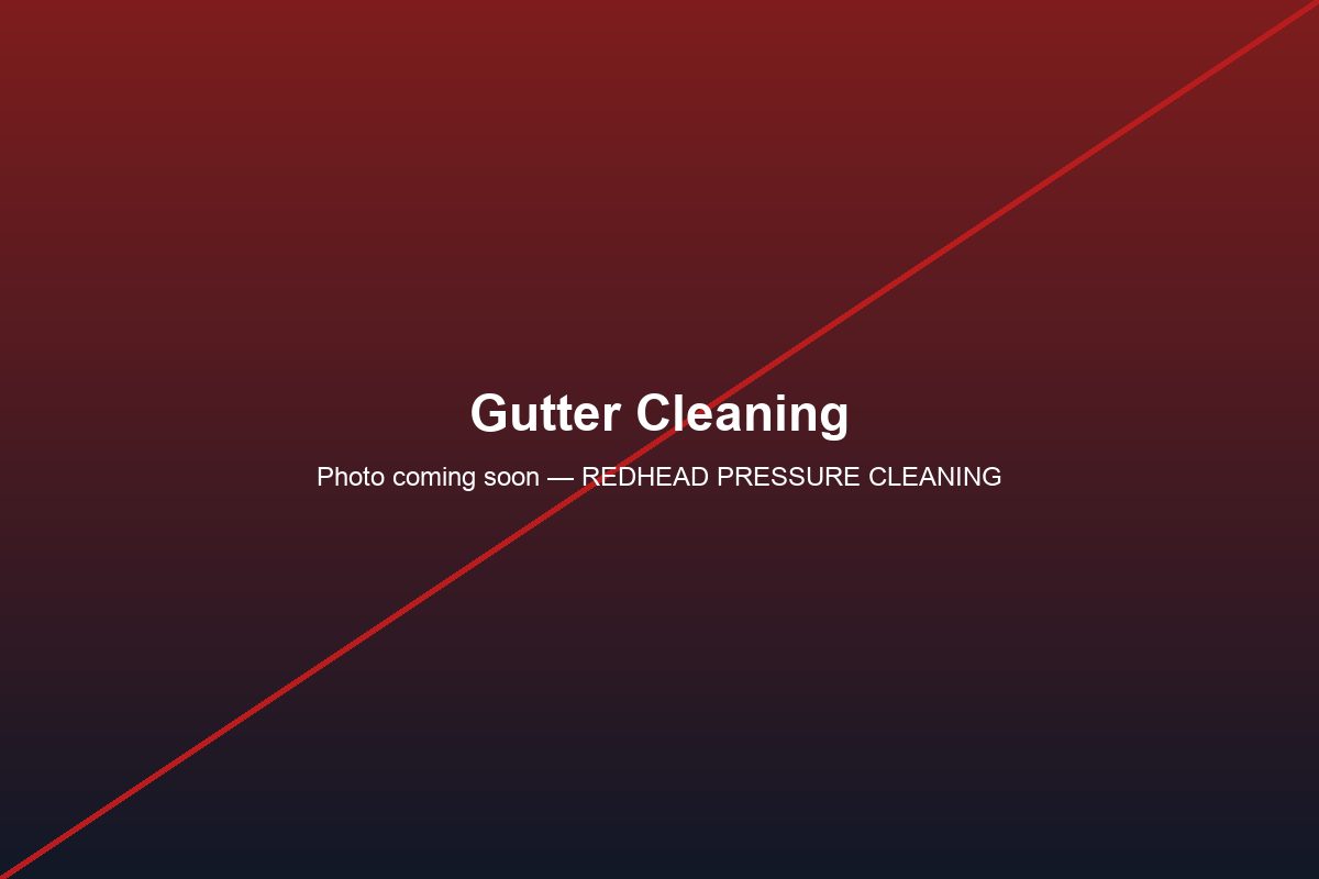 Gutter Cleaning service in Ohio by REDHEAD PRESSURE CLEANING LLC