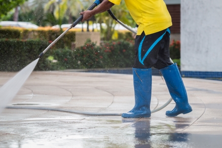 Xenia pressure washing