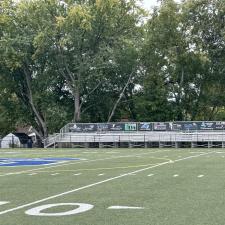 Cleaning-Football-Field-Bleachers-in-Springboro-OH 0