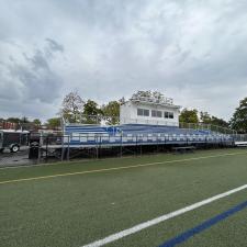 Cleaning-Football-Field-Bleachers-in-Springboro-OH 1