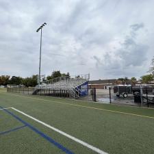Cleaning-Football-Field-Bleachers-in-Springboro-OH 2