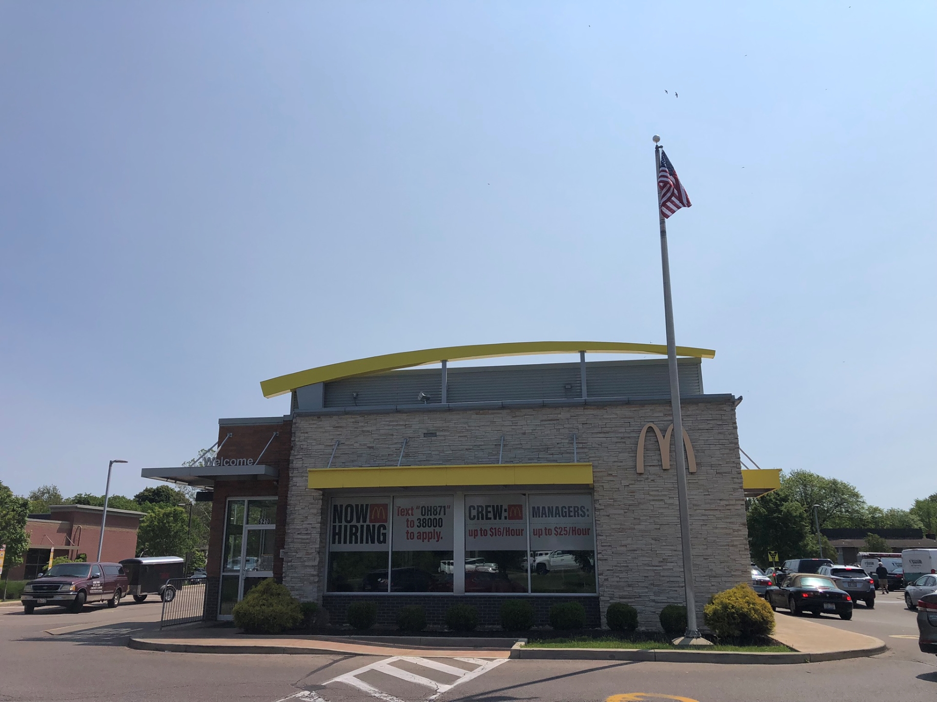 Concrete Cleaning at McDonalds in Centerville, OH