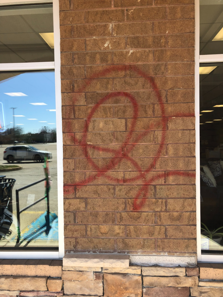 Xenia Store Front Graffiti Removal in Springboro, OH