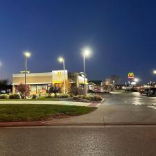 McDonald's concrete cleaning in Liberty Township & Morrow, Oh